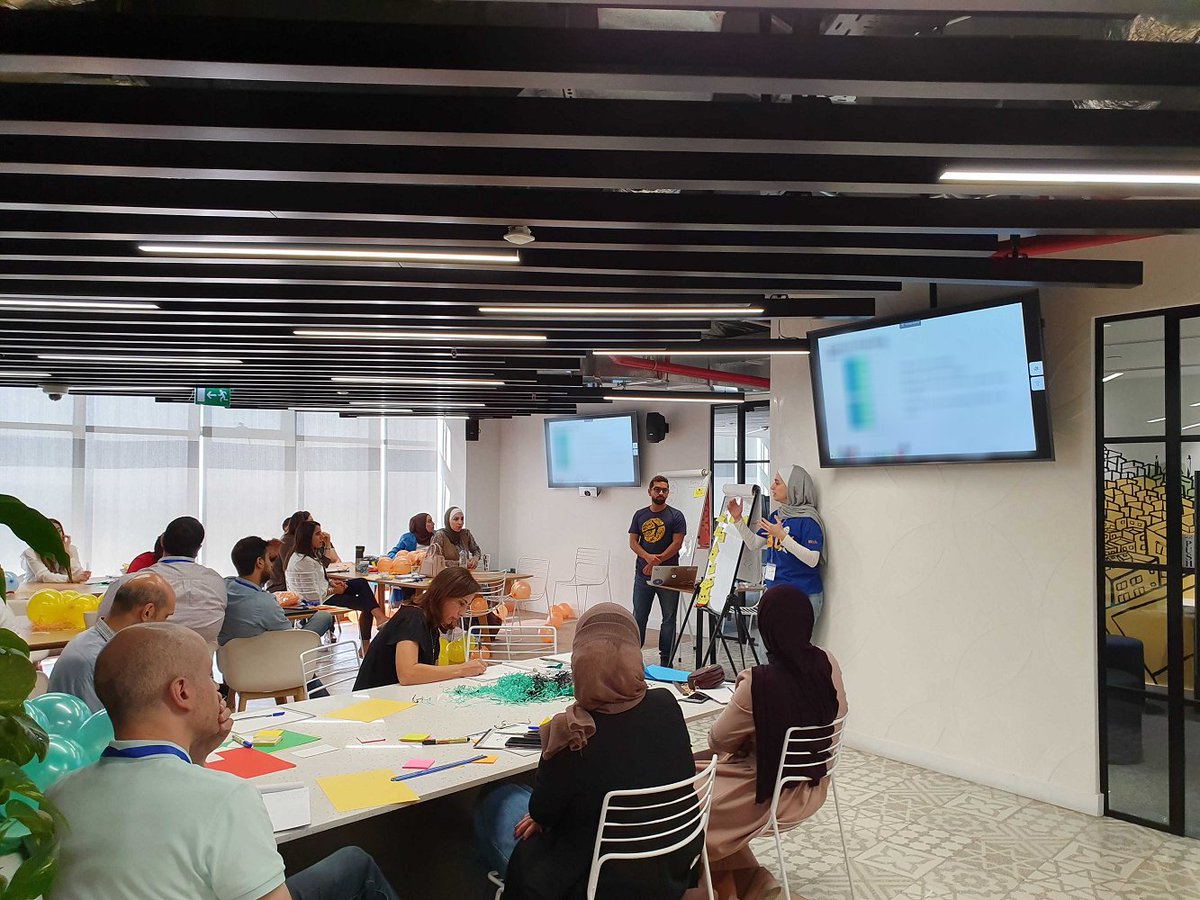 ExpediaJo's tweet photo. After our first successful Agile workshop that we held last year, Expedia Group Jordan hosted a second Agile workshop, as a part of giving back to the community. https://t.co/cWPNv5RB31