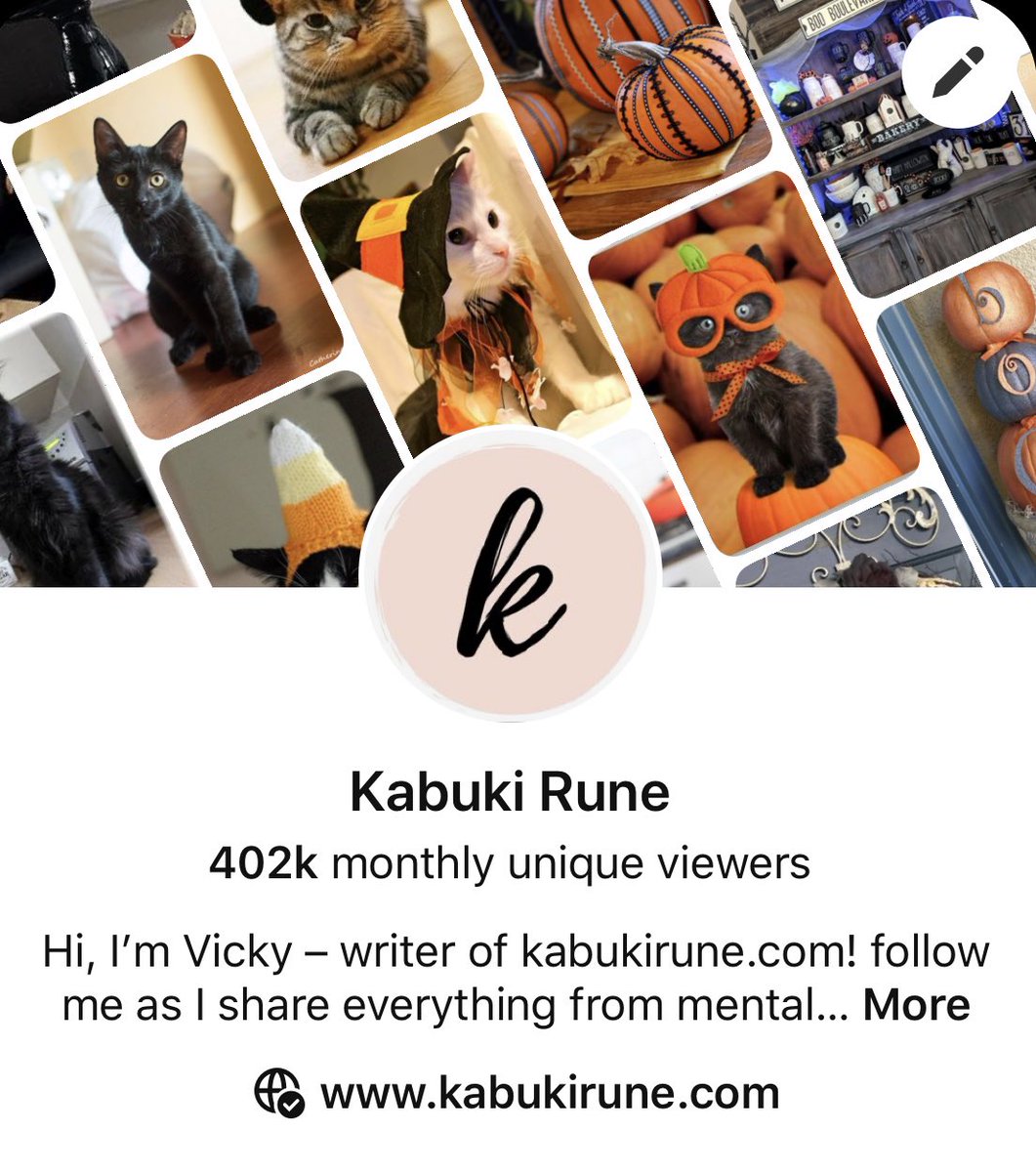 KabukiRune's tweet photo. Omfg 🤯 over 400k viewers on Pinterest ✌🏻😎😍 #Pinterest #pinterestaccount @pinterestUK https://t.co/iOL6ewYLBQ