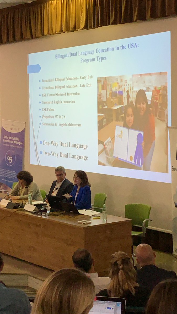 Josefina Tinajero from <a href="/UTEP/">UTEP</a> speaking on bilingual education in the United States here at @CIEB2019. <a href="/UDIMA/">Universidad UDIMA</a> <a href="/Ens_bilingue/">Enseñanza Bilingüe</a>