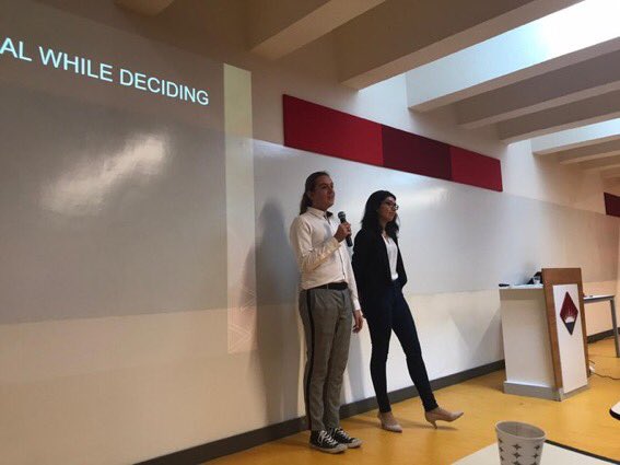 Vahapisik83's tweet photo. MUN and JMUN Secretary Generals are making a speech to the advisor teachers from Istanbul campuses. #bkmun #bkjmun @bkmatthewbenton @ozgeeasln https://t.co/cG3QLwaohF