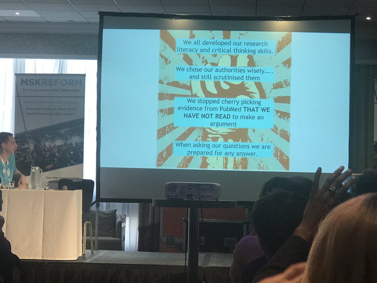 theEndurancePT's tweet image. Wow! @NeilOConnell ! What a presentation......some take homes of what we can do with our use of research ....that one gives @ShoulderGeek1 in 2018 a run for her money for best #TheBigRs #MSKReform best presentation!🧠💪