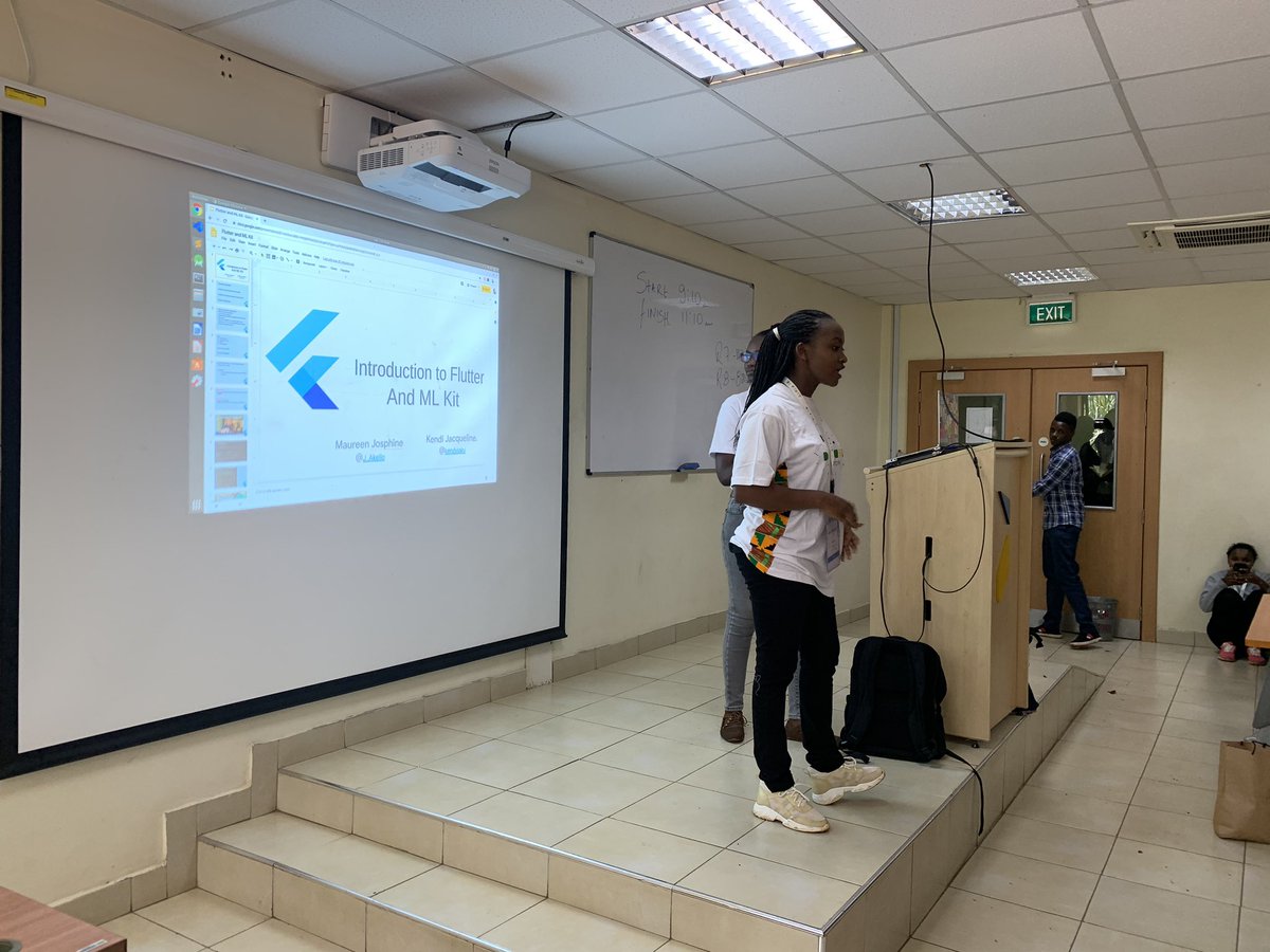 _jumaallan's tweet image. DevFest 19

@kendyjaky (Kendi Jacky) and @J_Akello (Maureen Josphine).  talking about Flutter and ML Kit in Flutter

#DevFest19 #DevFestNairobi