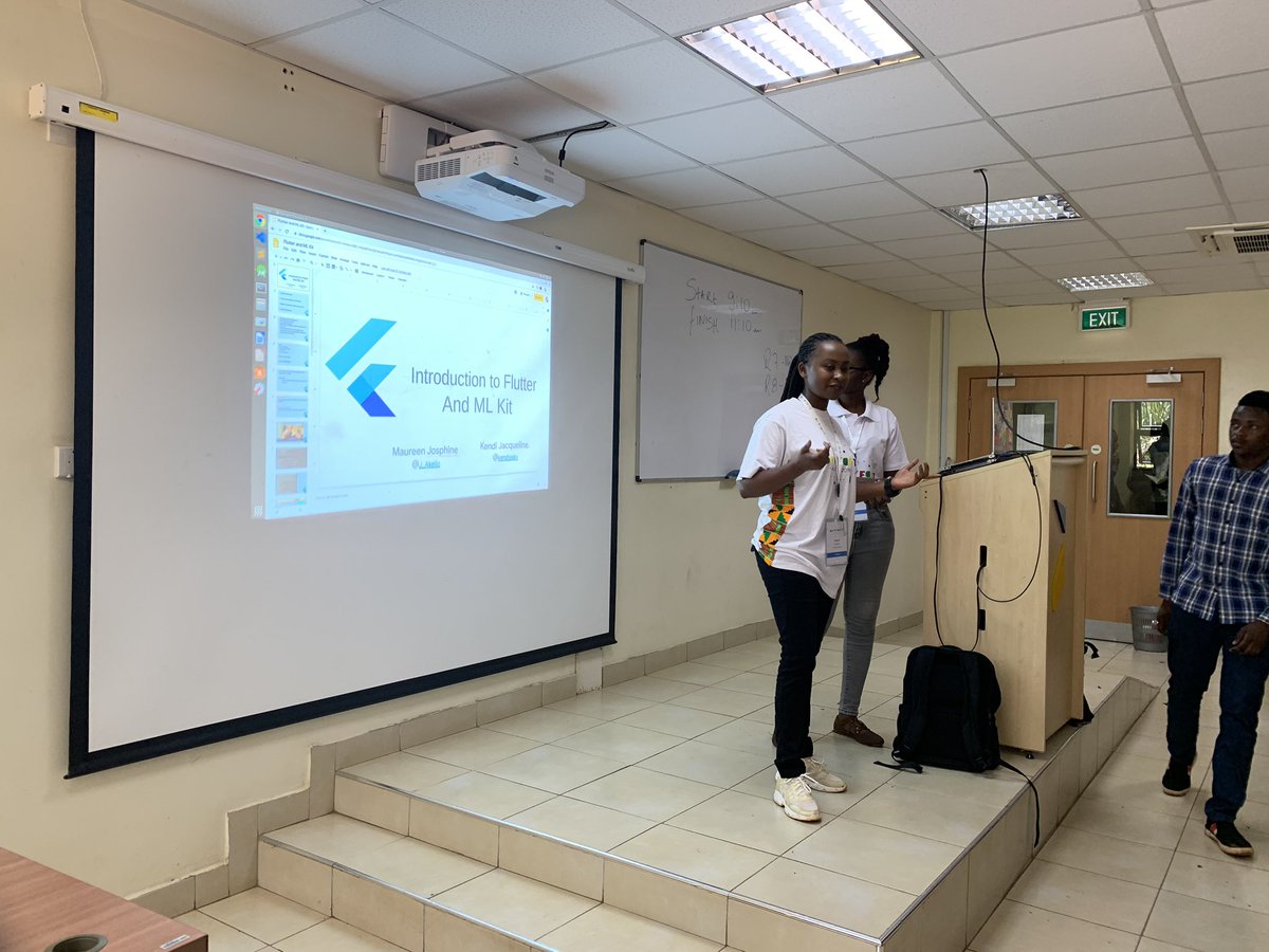 _jumaallan's tweet image. DevFest 19

@kendyjaky (Kendi Jacky) and @J_Akello (Maureen Josphine).  talking about Flutter and ML Kit in Flutter

#DevFest19 #DevFestNairobi