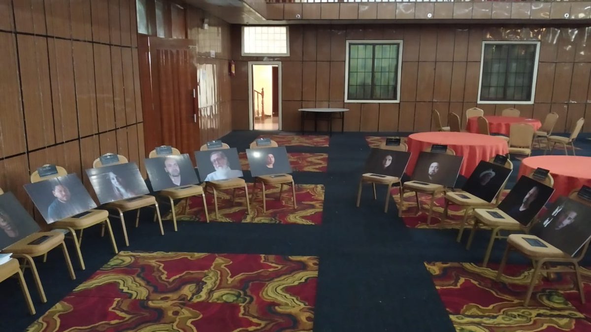 INCLOnet's tweet photo. Alongside the upcoming panel on #surveillance and the launch of #SpyingOnDissent, @INCLOnet is displaying #UnhealedWounds at #ForumACHPR65. Join us at the #NGOBookFair to view the exhibition. Find out more: https://t.co/hAAyA7kqxG. @LRC_SouthAfrica @thekhrc #ACHPR65 #ACHPR #CCWs https://t.co/X2XFDVNkrr