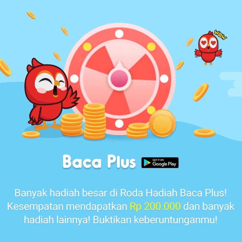 Wow! Saya baru dapat 10 Koin dari Roda Hadiah di Baca Plus! Event berbatas waktu, jangan ketinggalan! Ayo gabung di base.oppobaca.news/api/v1/invite/…