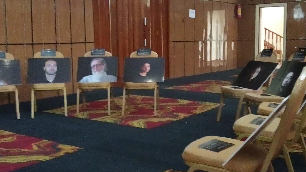 INCLOnet's tweet photo. Alongside the upcoming panel on #surveillance and the launch of #SpyingOnDissent, @INCLOnet is displaying #UnhealedWounds at #ForumACHPR65. Join us at the #NGOBookFair to view the exhibition. Find out more: https://t.co/hAAyA7kqxG. @LRC_SouthAfrica @thekhrc #ACHPR65 #ACHPR #CCWs https://t.co/X2XFDVNkrr