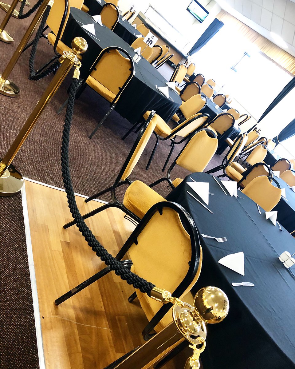 PVFCCommercial's tweet photo. ⚪️⚫️ | #PVFCCommercial “The Valiant Suite”
Hospitality ready for today’s game against Stevenage. Our catering team have been working hard this morning to cook up the perfect carvery #pvfc https://t.co/cI83JGNTbJ