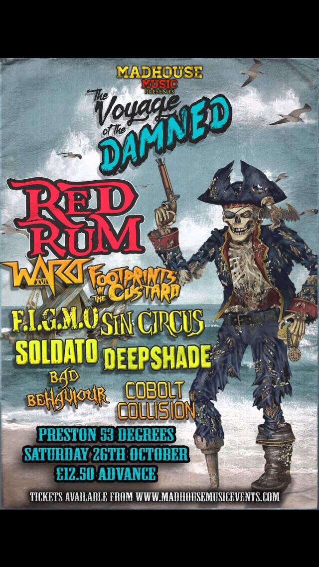 WardXVIOfficial's tweet photo. 7 days until our first Preston appearance in a year is realised @53degrees #wardxviforthecriminallyinsane #circuspit #SupportLocalArtists https://t.co/vXvMkuVB6y
