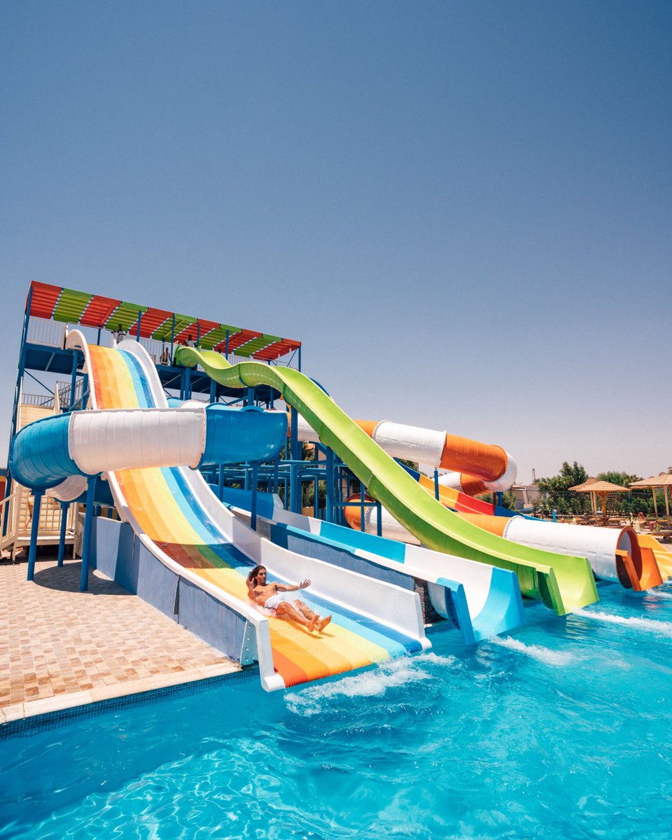 HRG_LongBeach's tweet photo. Who said water slides are only for kids?! 

#LongBeachHurghada #LongBeachResort #Hurghada #Egypt https://t.co/ZpsHE5Ic29
