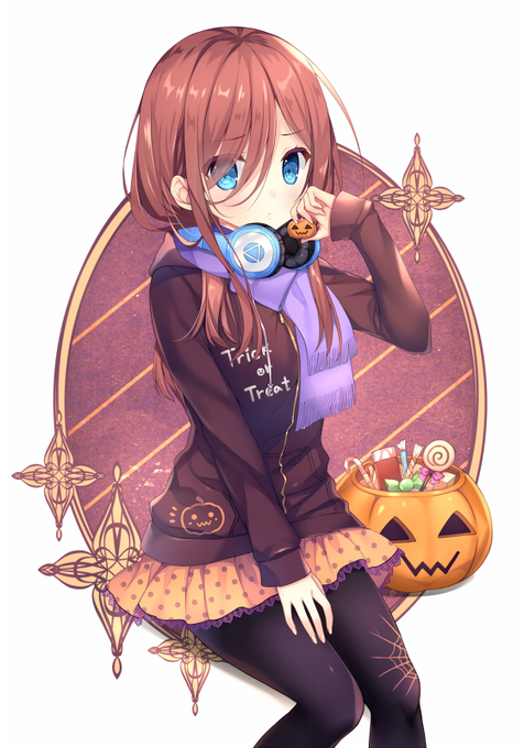 Mitha💜さんがTwitterに投稿した中野三玖(五等分の花嫁)のイラスト。