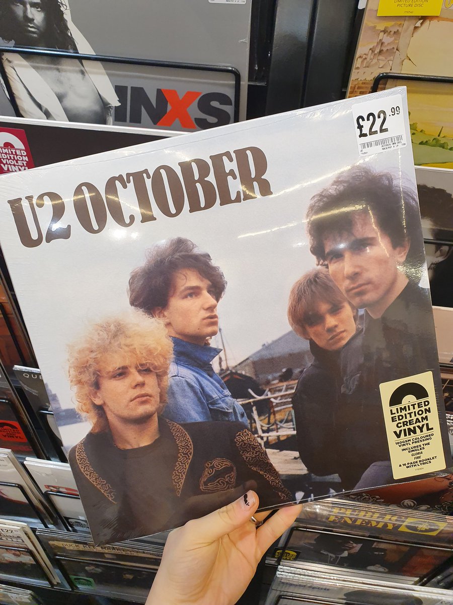 hmv_ayr's tweet image. Limited edition CREAM pressing of @U2's #October #StillAvailable #hmvLovesVinyl