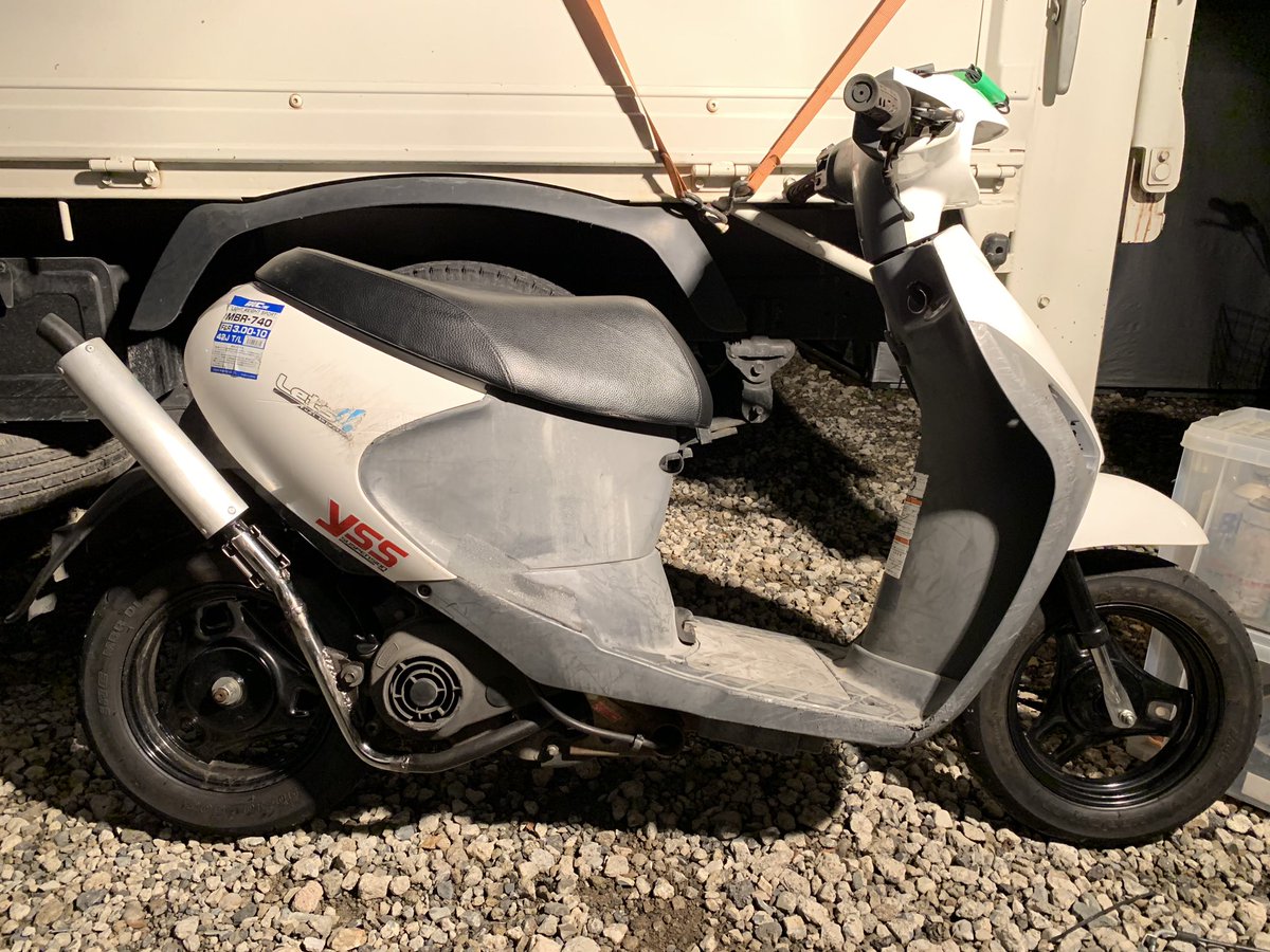 SUZUKI レッツ4 実動　マフラー排気漏れ　福岡市南区 SUZUKI レッツ4 実動 マフラー排気漏れ 福岡市南区