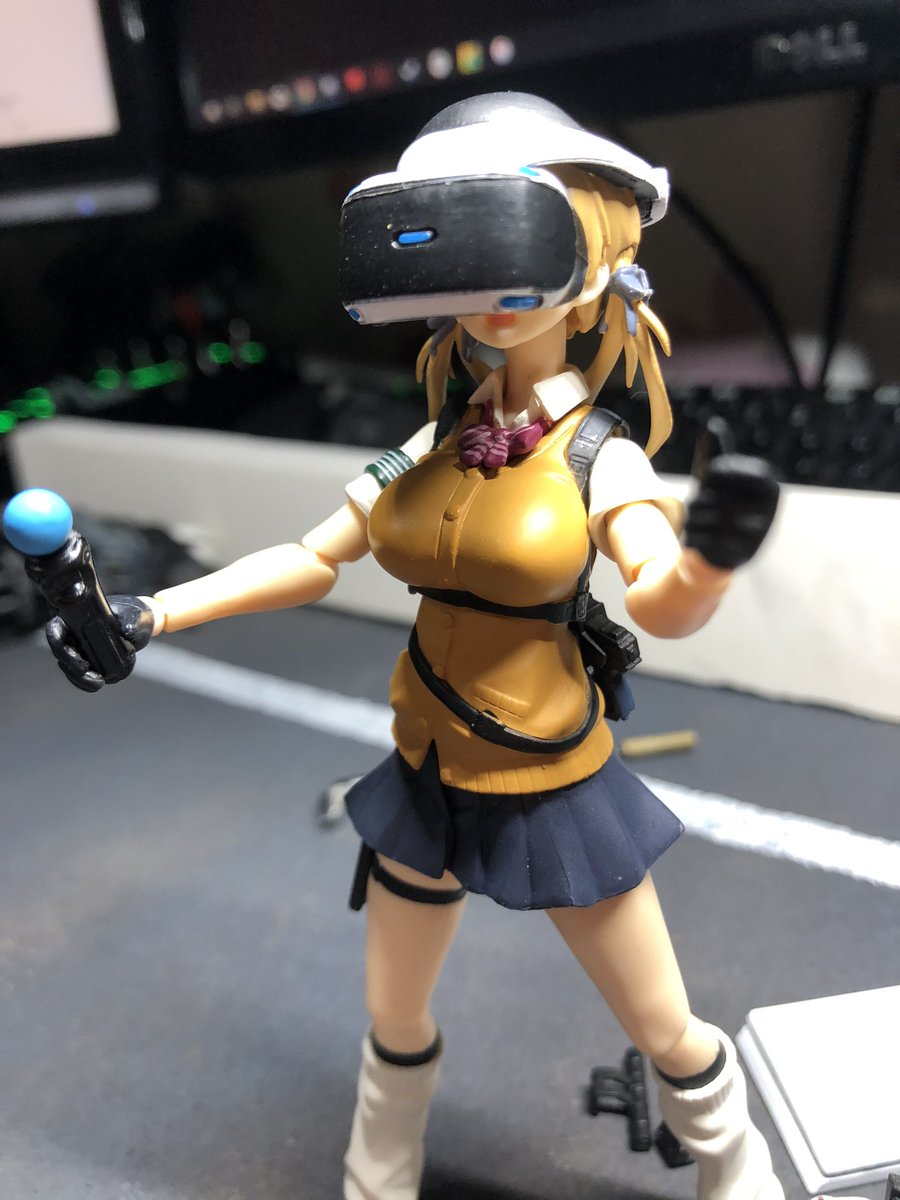 PS4とPSVRのガシャポン、出来良くて笑う 
