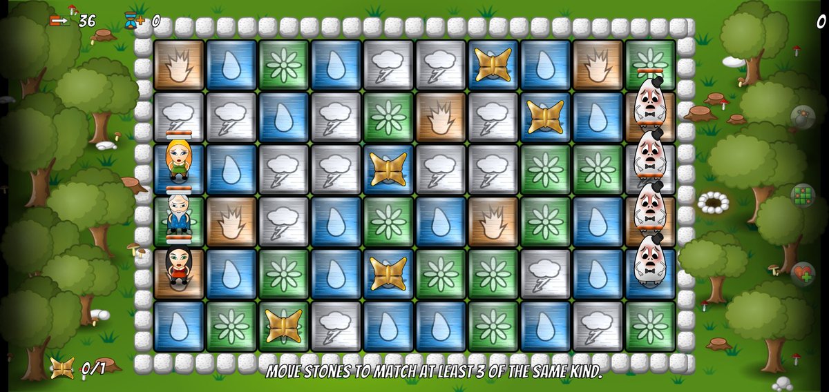 MagicVariable's tweet image. Golden butterflies are very fragile. Pick them before stone fragments hit them and destroy them.
play.google.com/store/apps/det…
#screenshot #gaming #indiegame #indiedev #game #match3 #strategy #androidgame #newgame #brandnew #puzzle