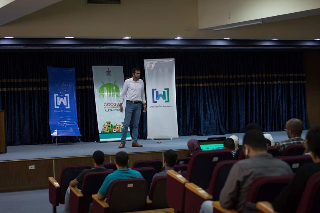 Machine Learning session with our Amazing speaker "Eslam Saeed".
<a href="/EslaamSaeed/">Eslam Saeed</a>  <a href="/WTM_Alex/"> WomenTechmakersAlex</a>
@gdg <a href="/TensorFlow/">TensorFlow</a> @gdgmena <a href="/Reka9/">Heba S.</a>
 <a href="/abid_salim/">Salim Abid سليم عبيد</a> <a href="/dahabdev/">Ahmed Abu_eldahab 💙</a> <a href="/Omranic/">Abdelrahman Omran</a> <a href="/Akram_Zeyada/">Akram Zeyada</a> <a href="/naderkhaled92/">Nader Khaled</a> @SondosElsayed4 @hadeer_darwesh
#DevFest19 #DevFestMENA #GDG #WTM #DevFest | #DevFestAlexandria