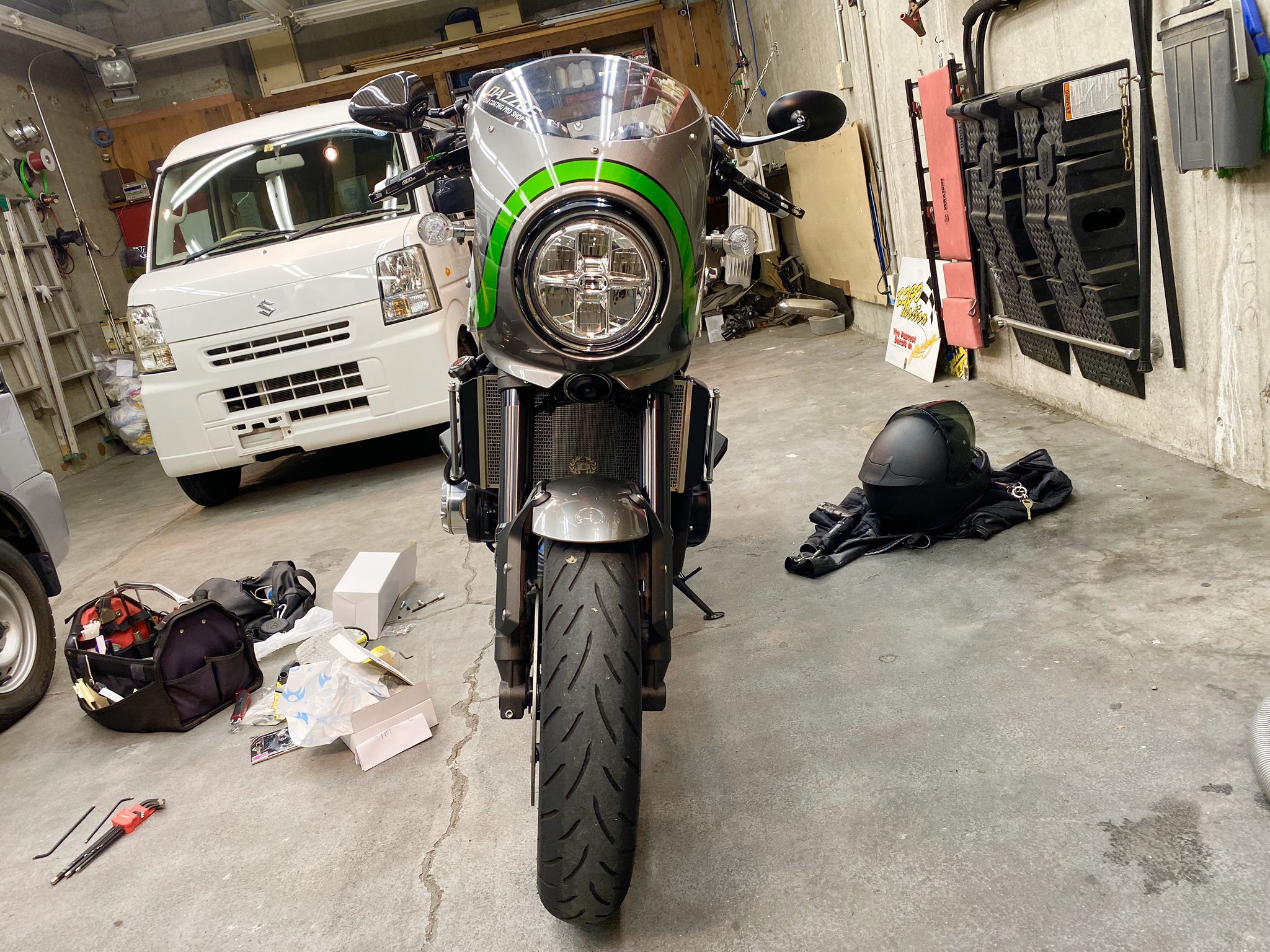 シモタ カーボンミラー z900rs - メルカリ