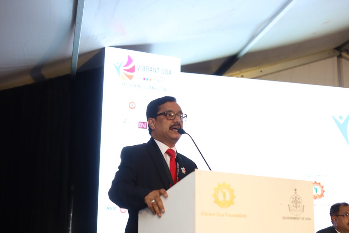 NITIN KUNKIENDAR  “Goa has immense potential to export across all borders. With the help of the Central Government, we can make it work.”
#vibrantgoa2019