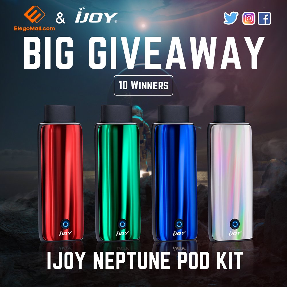 Elegomall &amp; IJOYGiveaway Time!
.
How to enter👇
1, Follow <a href="/ElegoMall/">ElegoMall.com</a> and  <a href="/ijoyglobal/">ijoyglobal</a>
2, Tag 3 vapers
3, Like and Retweet
.
Winners will be randomly picked on 25th Oct via <a href="/ElegoMall/">ElegoMall.com</a> 
Prizes will be sent via <a href="/ijoyglobal/">ijoyglobal</a>
Good Luck!☘☘☘
.
Note: You must be 21+ to enter.
