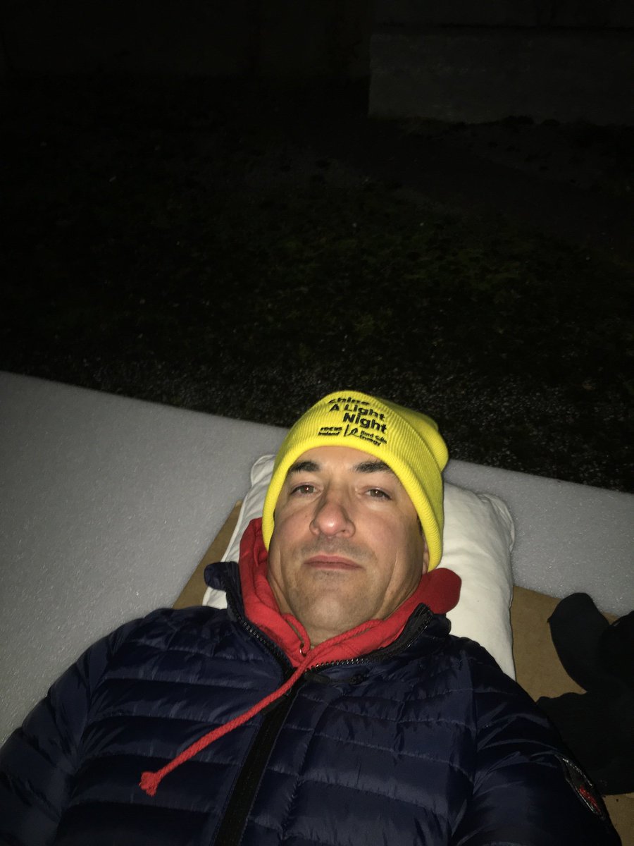 dbrods's tweet photo. @RonanDalyJermyn @SpikeIslandCork @FocusIreland Thanks to all for the generous donations for the @FocusIreland#ShineALight sleep out last night at @SpikeIsland in particular all those at @RonanDalyJermyn. Not much sleep but a great experience not that I look like I’m enjoying it in this pic https://t.co/evMfk485YD