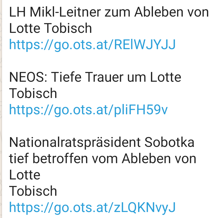 luciammann's tweet photo. Große Trauer um Lotte #Tobisch. https://t.co/BXR7ziLyd0