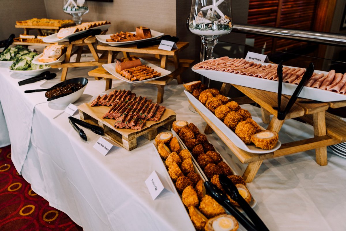 "We went for a buffet-style posh picnic including wonderful breads, cheeses, homemade Scotch eggs, pork pies and beautiful salads. It fitted our relaxed brief perfectly." - Real Wedding bride Rachel yourhampshiredorset.wedding/real-wedding/1… #weddingcatering #weddingfood

Photo:  @rgw_photos