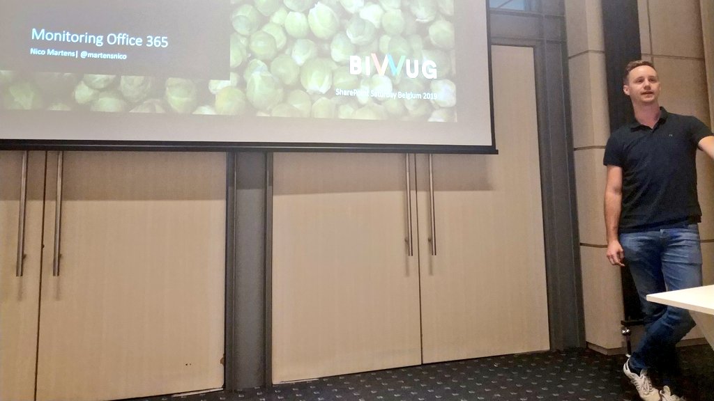 appieschot's tweet image. How to monitor #Office365 by @MartensNico #spsbe