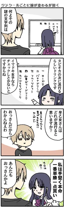 バナナかフルーツティーが流行って欲しいおばさんが描いたまんが2本?(高津カリノ #ダストボックス2.5 