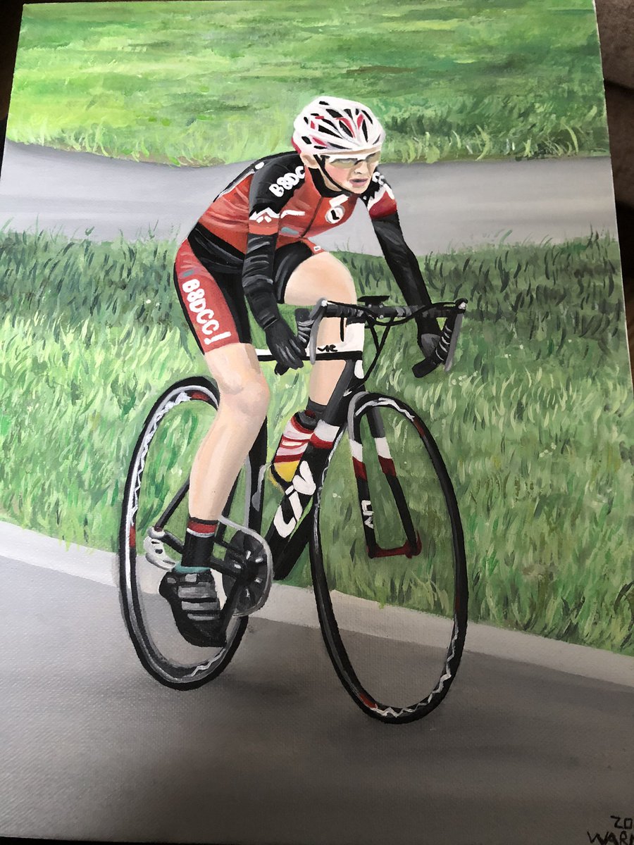amy_harvey_'s tweet photo. Speechless! Thank you to @lvycc1 rider, Zoe Warner (@J_warner10) for the amazing painting😱😍🎉 It even has the @BeFirstLondon colours on it too!! https://t.co/HJl5sufMJ4