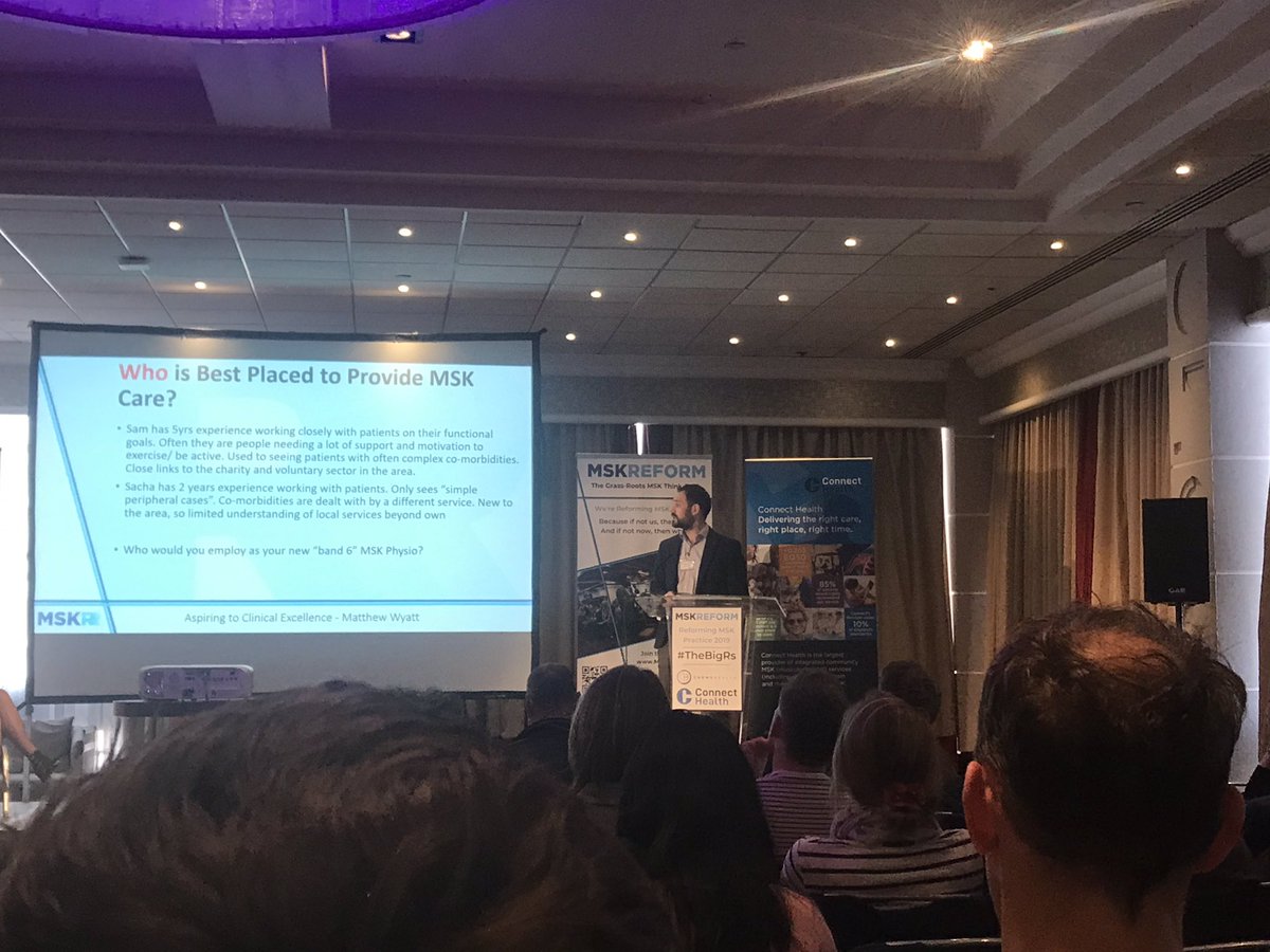 theEndurancePT's tweet image. @MRWPhysio “ who is the best person in the room to see this patient...? Is it a physio, rehab specialist, osteopath....” great points from Matt @ #TheBigRs #MSKReform person not profession !