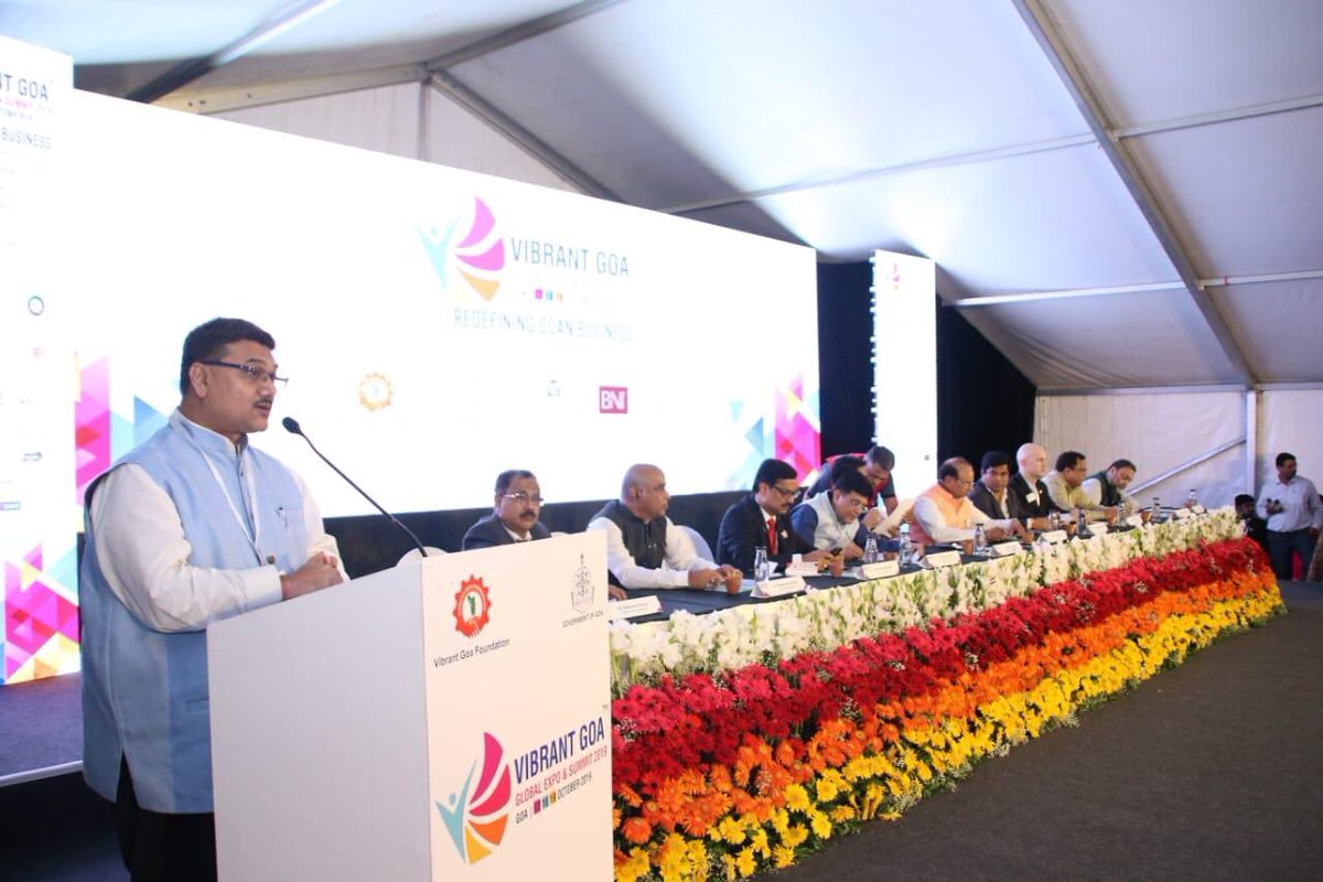Thanks Piyush Goyal ji for your presence at Vibrant Goa valedictory event today. 

Big thanks to Chief minister of Goa Dr. Pramod Sawant for being present on all the 3 days at Vibrant Goa. <a href="/PiyushGoyal/">Piyush Goyal</a> <a href="/DrPramodPSawant/">Dr. Pramod Sawant</a>