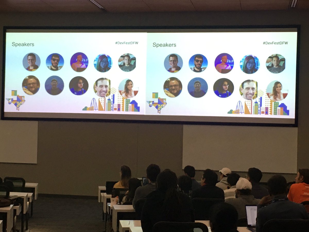 igayoso's tweet photo. The #gdgdallas speakers https://t.co/Lp4tLEKv2q