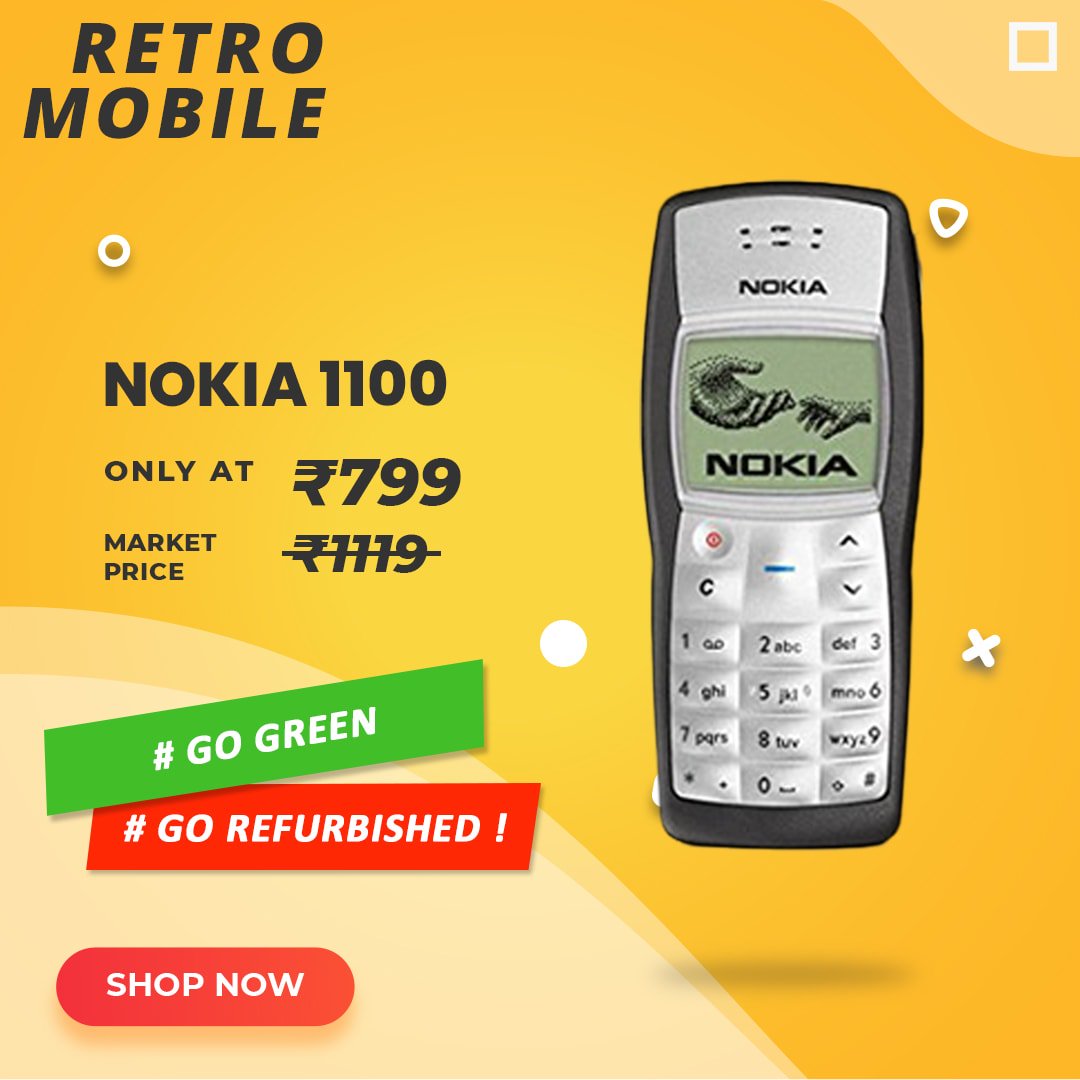 indiantype's tweet photo. https://t.co/WGL9tfzEJr Brings the Nokia Retro Mobile Nostalgia Back. Buy Top Feature Phones &amp; Best of Retro Phones at best price in entire eCommerce market. 
7 Day Easy Return | 6 Months Indiantype warranty.
Buy Now : https://t.co/ehjKUVLOyt https://t.co/KSPLyxfRJ9