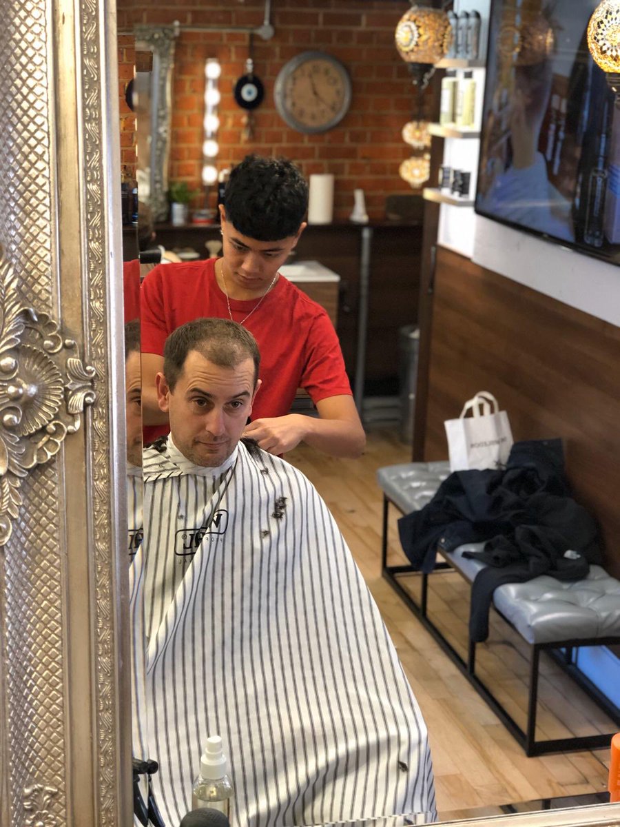 ChrisBTSP's tweet photo. First haircut only 10 weeks in after my @DHIGLOBAL hair transplant. #HairToSpare already! https://t.co/CiqJDluVvc