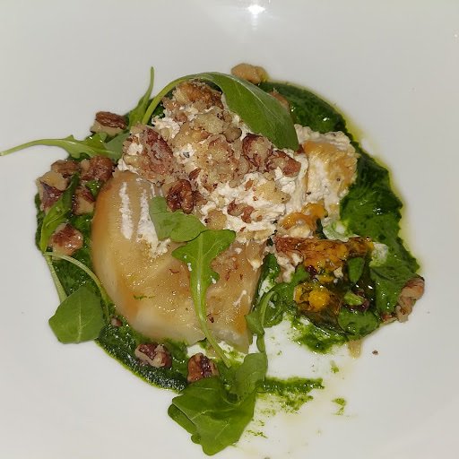 OMG! what a treat last night <a href="/chardrestaurant/">Chard Restaurant</a> #OCTOBERBEST <a href="/brightontop20/">BrightonsBestRestos</a> below is my Salt-baked celeriac, roast garlic ricotta, parmesan +walnut starter. Stunning food. Too busy having foodie orgasms 2 take more photos. HUGE tx Mae Benny Ciarán