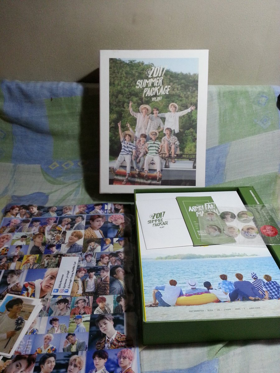 for_you_jjk's tweet photo. 감사함니다 @khythoncesz 아가씨~ your #BTSSummerPackage2017 has found its new home 💜 https://t.co/gS4JnzDB4b