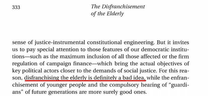 luigiluccarini's tweet photo. @maxdantoni La cosa peggiore, mi creda, è che #Grillo, cita uno studio del 1998  di #VanParijs sui modi to secure intergenerational justice che in realtà si conclude affermando CHIARAMENTE che "disfranchising the elderly is definitely a BAD IDEA"
Fa leva su incultura suoi elettori https://t.co/pCCZdedGhK