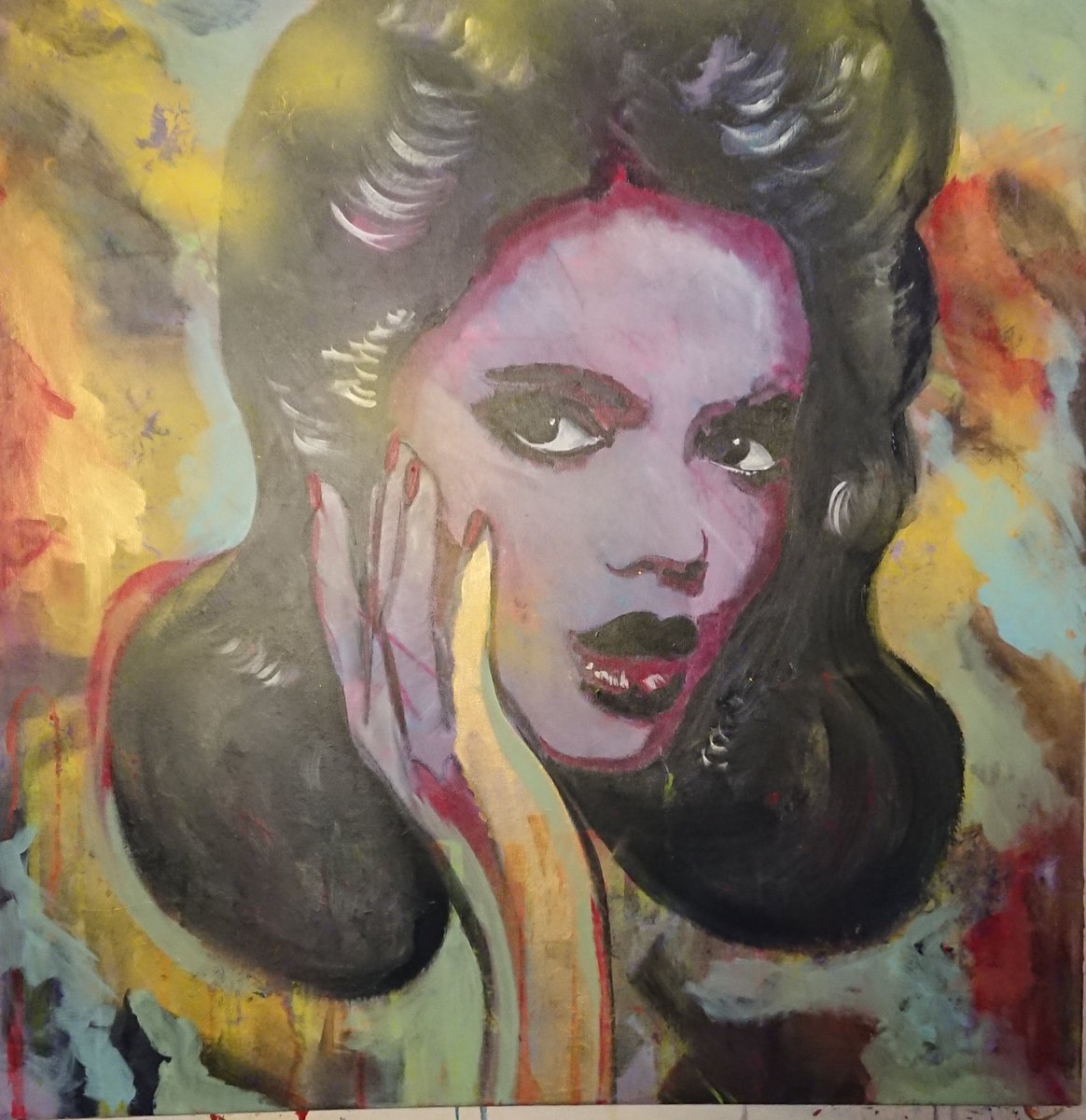 BechFiona's tweet photo. Popart style today 😊
#myart #art #artwork #popart #abstractrealism #kunst #billedkunst #interiør #lovecolors #interiordesign #canvas https://t.co/NWx1is2qIw