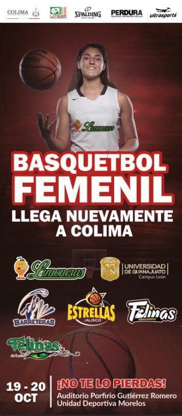 PepeNaranjo1's tweet photo. REGRESA EL BASQUETBOL FEMENIL
#Hoy sábado 19 octubre (20 hrs.) Limoneras 🆚 Barroteras de Zacatecas
Domingo 20 de octubre (12 hrs.)
Limoneras 🆚 Felinas de Aguascalientes
Cuota: Adultos $30 | Niñ@s gratis
#Limeba 🏀 #LimonerasDeColima https://t.co/9hBAGyX1K2