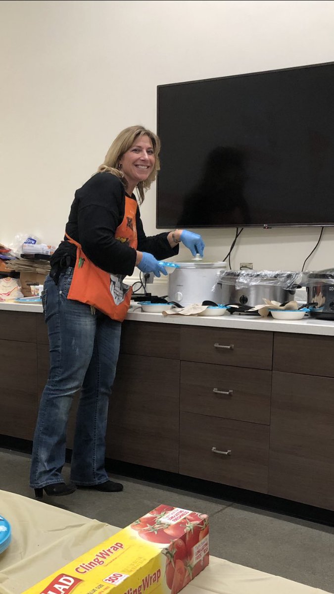 Our store manager making grilled cheese sandwiches for us on soup and sandwich day for CAM. 
#becausethatshowsherolls Than you Kim 3828 The Beast