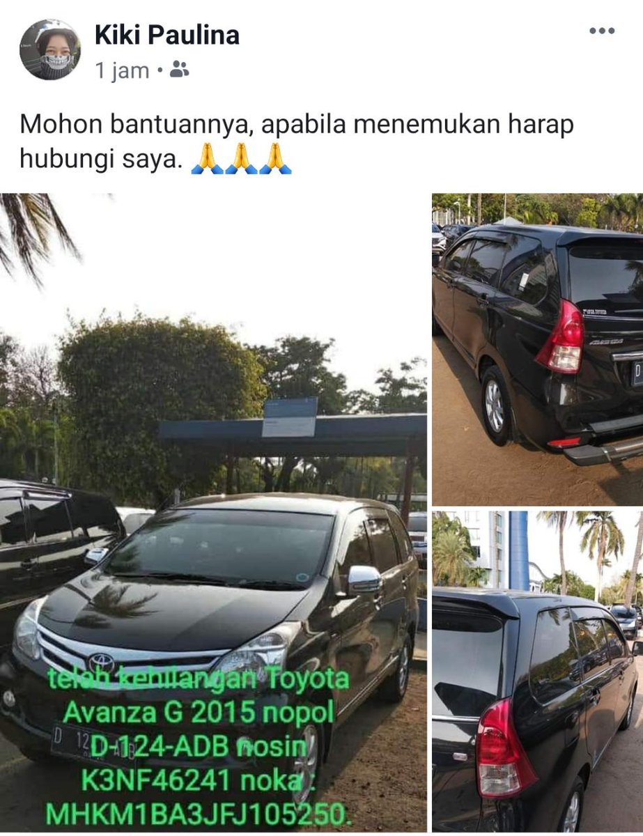 herry_sheva's tweet photo. Om..kaka... Nyuhunkeun bantosan share na... Teman kena musibah mobil na hilang.... Bila mendakan mangga infoan ka abdi / ka user FB korban ....nuhun.. 🙏🙏
@1015DAHLIAFM @PRFMnews @vikingcyber @officialvpc @Vikingjakarta @jakartatroops @021CSL @BobotohID https://t.co/rc5jJ9g5sj