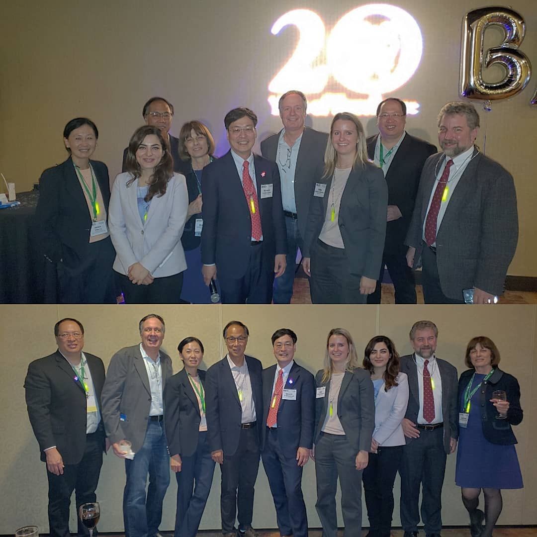 ColumbiaBME's tweet photo. An Excellent celebration of an Excellent Institution. Thank you, @ColumbiaBME alumni, students, faculty and friends, for joining us at our #20thanniversary reception at #BMES2019. More to come for an exciting year ahead! @BMESociety #columbiaengineering #columbiabme #bme20 https://t.co/WMcVZWtIrO