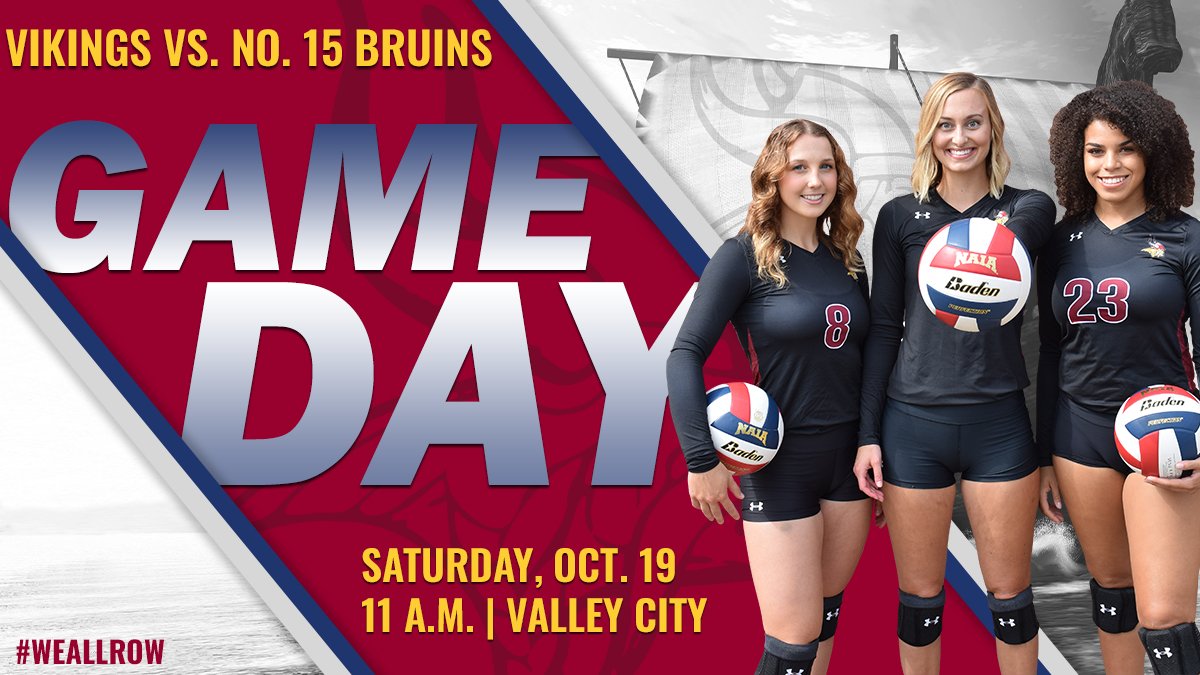 VCSUVikings's tweet image. Come out to Graichen Gym for Senior Day at the final HOME GAMEDAY for Viking Volleyball! Valley City State faces No. 15 Bellevue University at 11 a.m. Fans will receive FREE admission to the game. #WeAllRow
Live Stream: ow.ly/RUN350wNKlL
Live Stats: ow.ly/XK3D50wNKlF