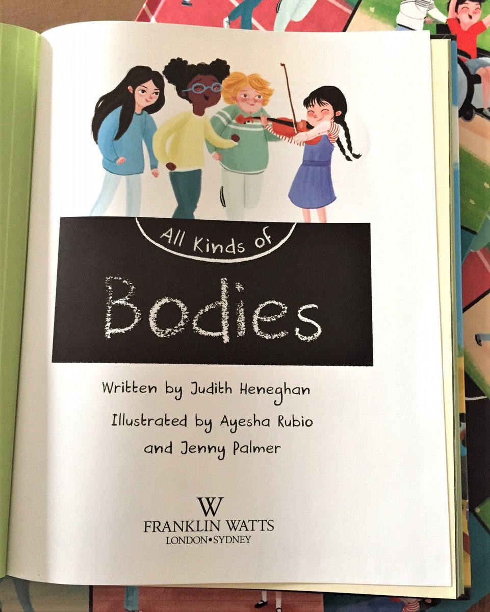 In my other life I write children's information books/educational nonfiction. These arrived today and I love the illustrations by Ayesha Rubio and Jenny Palmer @Watts_Wayland #kidsnonfiction #allkindsofbodies