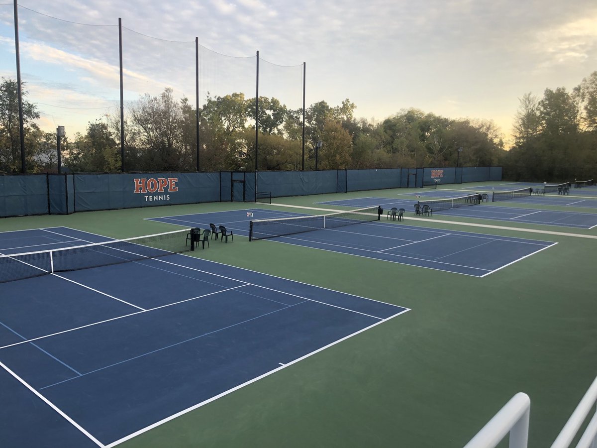 D4 ⁦<a href="/MHSAA/">MHSAA</a>⁩ State Finals at Hope College in Holland MI.    All D4 results online: tennisreporting.com/event/brackets…