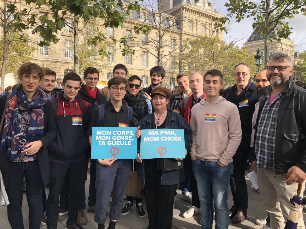 FiLGBTI's tweet image. A la marche pour les droits des personnes trans et intersexes #ExisTransInter