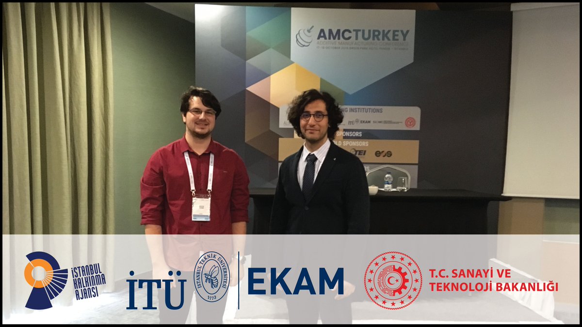 We are proud to be a part of the AMCTURKEY 2019 conference organization ended yesterday. Asst. Prof. Dr <a href="/EmrecanSoylemez/">Emrecan Soylemez</a> and Serif Gunenc presented their studies at the conference.

<a href="/istkaorgtr/">İSTKA</a> 

#AMCTurkey