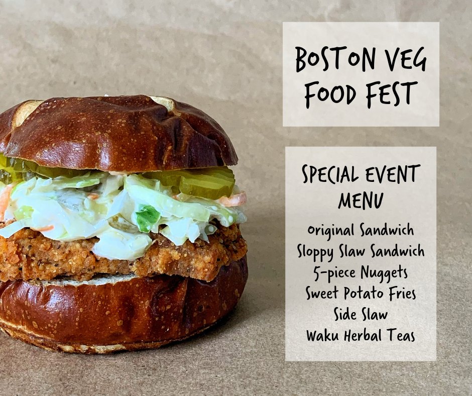 bartlebysfood's tweet photo. Today kicks off the #BostonVegFoodFest! 🎈🎪👯‍♂️ We'll be there today and tomorrow with a special event menu (including the Sloppy Slaw, pictured here). We can't wait to feed you! 🔥🌱🚚

11:00a-6:00p
Reggie Lewis Center
1350 Tremont St

#bostoneats #specialevent #hailseitan https://t.co/odHsmw1maP