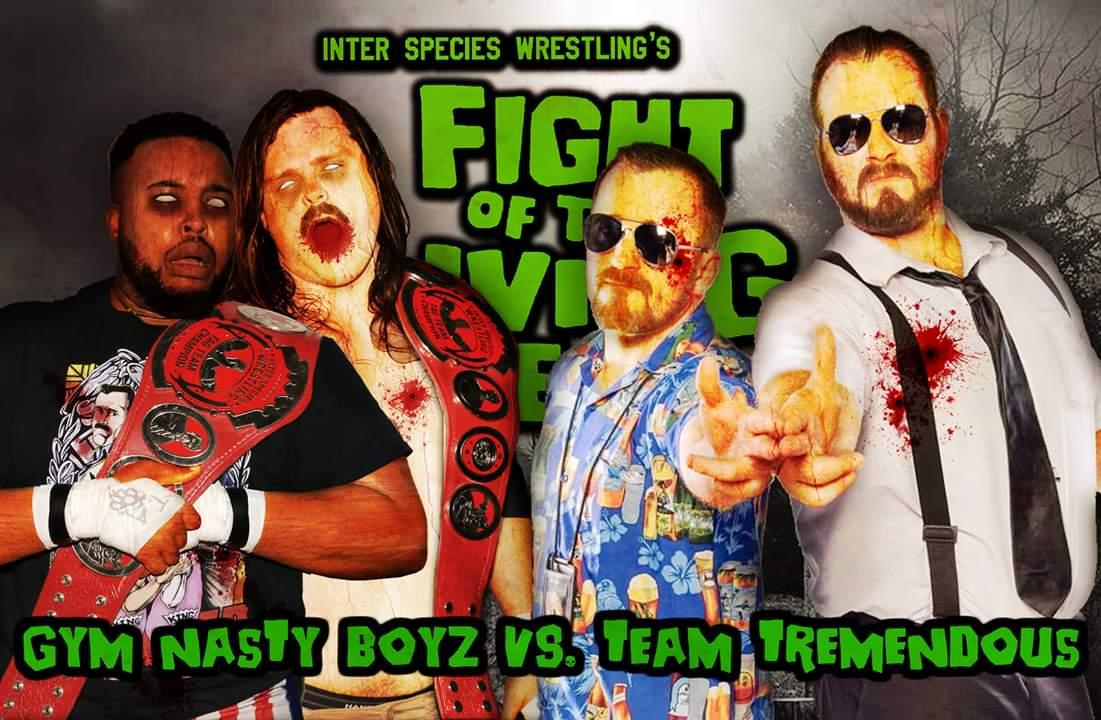 TheInfinite_Man's tweet photo. Tonight we take on The Po-Po. We'll walk in Dirty Jersey @ISDub Tag Team Yampions. We'll be leaving @ISDub Tag Team Yampions.
#ItsAFight https://t.co/fQUiSY91Bd