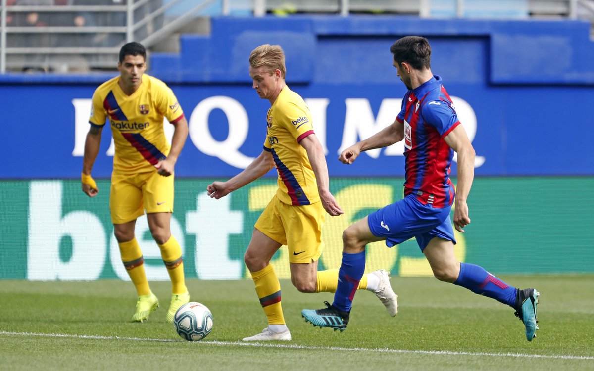 DeJongFrenkie21's tweet photo. Great Saturday win.. 🔵🔴 #EibarBarça  #FJ21 https://t.co/f1jXjs4q8B
