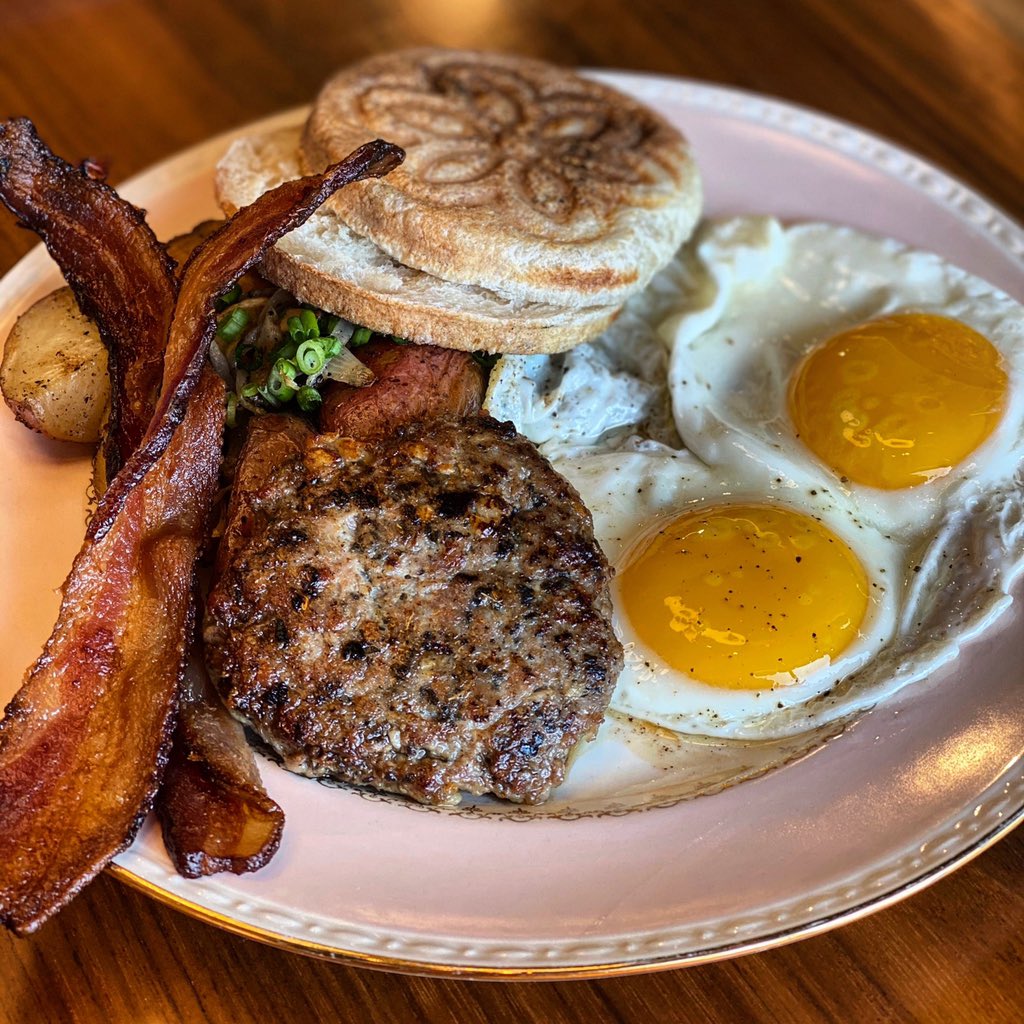 Our version of a true breakfast classic - eggs, meat &amp; potatoes, and toast. Serving brunch all weekend long until 2pm in the Blackstone District. 

Make your brunch reservation now: fornoomaha.com